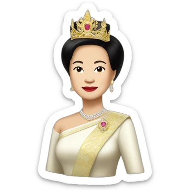 Queen sirikit of thailand sticker