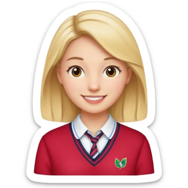 a girl with preppy stuf sticker