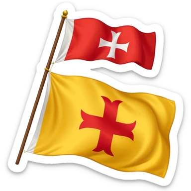 Le drapeau de l'Auvergne sticker
