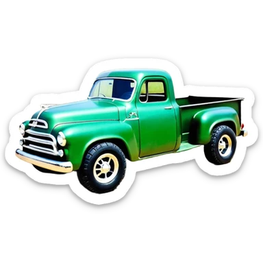 1:10 off-road lcg smoking rusting Basher style “Sandford and Son Salvage” 1954 blackened tarnished hotrod rat rod streamlined anime Studebaker zombie infected extended-cab rc bulging pickup (extra wide low-profile pin tires chrome wheels with fenders) sticker