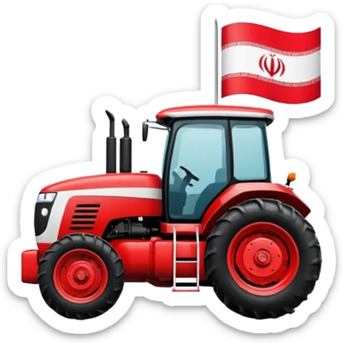 Tractor Team Iran 2025 Logo sticker