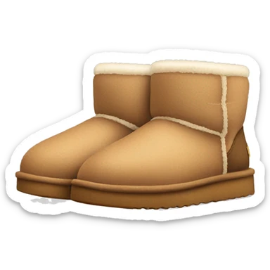 Ugg slippers sticker