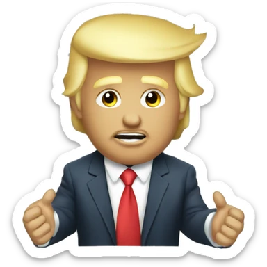 trump giving away money sticker