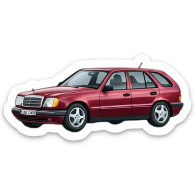 Mercedes e class hatchback from 1997 sticker