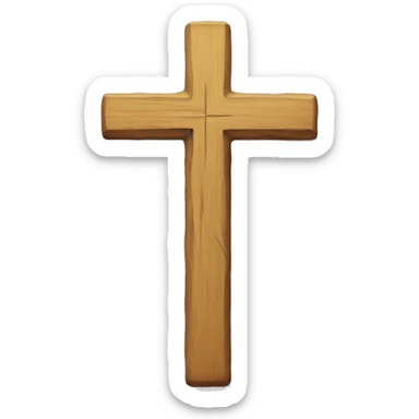 Cross sticker
