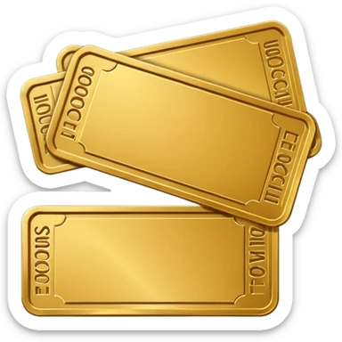 golden ticket sticker