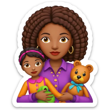 Street Puppet Performer black woman sticker