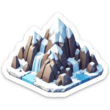 3d-isometric-peak sticker