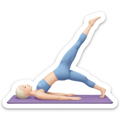 Pilates emoji sticker