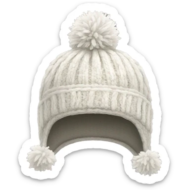 winter hat sticker