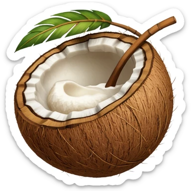 coconut sticker