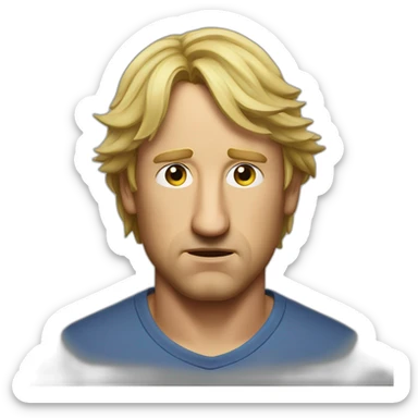 Owen Wilson serious sticker