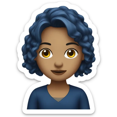 Mini Kelly, dark blue sticker