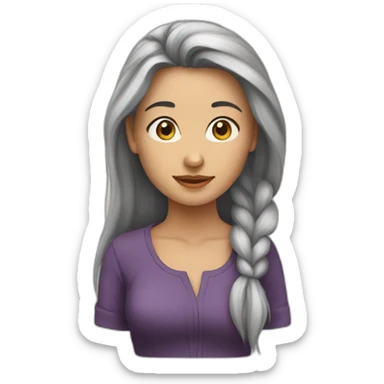 vrouwtje theelepel sticker