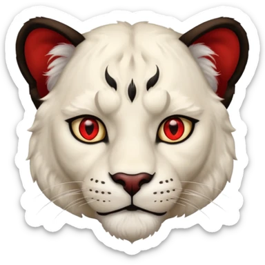 white panther emoji. As one would see on discord, that looks like Samuel Ayers from "The Smoke Room". make sure his eyes are red NO RED EARS sticker