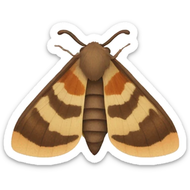 autumn moth sticker
