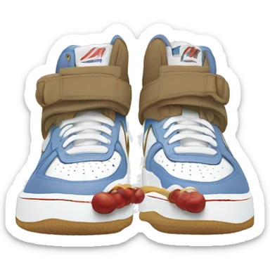 Pair of Air Force 1 sticker