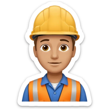 factory worker sticker