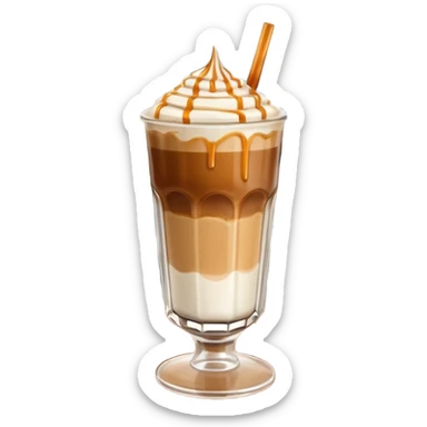 coffe macchiato in balcony  sticker