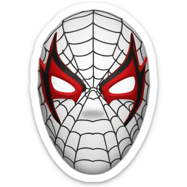 spiderman-mask sticker