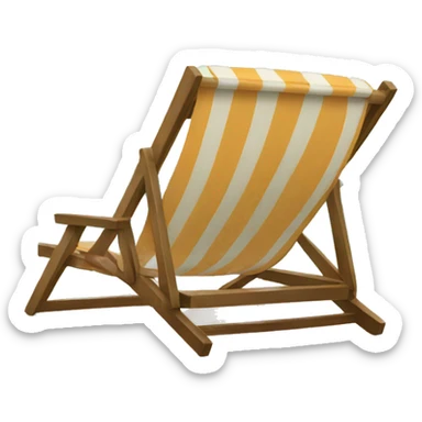 beach chair back sticker