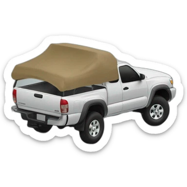 The interior of a 2003 Toyota Tacoma SR5 sticker