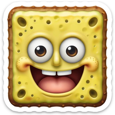 freaky Spongebob ass sticker