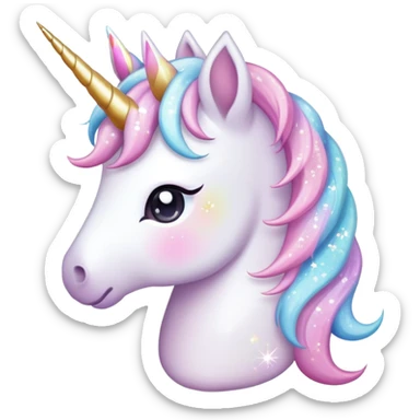 toki doki kawaii unicorn sticker