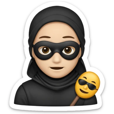 Samsung Emoji style (robber emoji) sticker