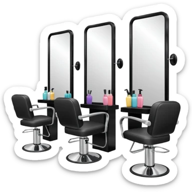 hair salon sticker