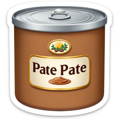 canned pâté sticker