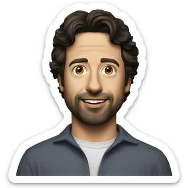 Sergey Brin (Google) photorealistic sticker