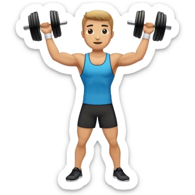 gym guy T-pose sticker