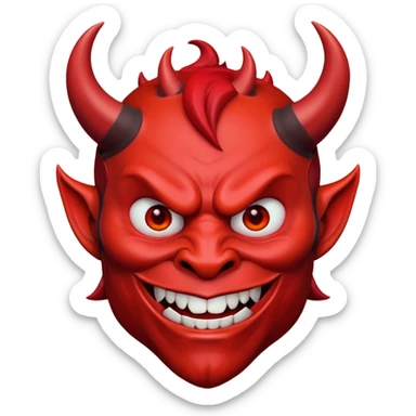 😈 convert this emoji into 3d sticker
