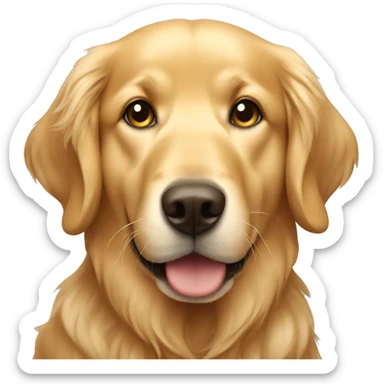 Golden retriever sticker