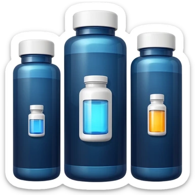 supplements bottles power up sticker