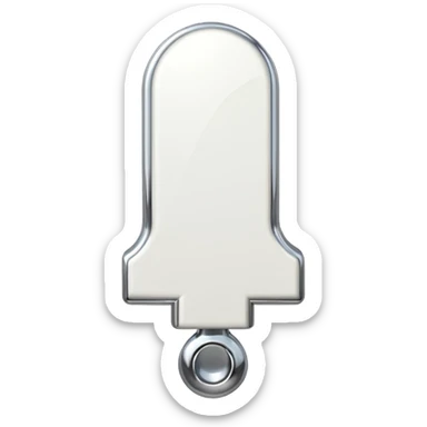 white exclamation mark sticker