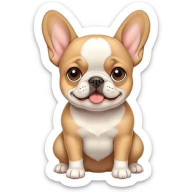Frenchie dog sticker