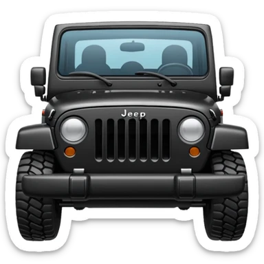 Black Jeep sticker