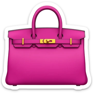 magenta kelly hermes bag sticker