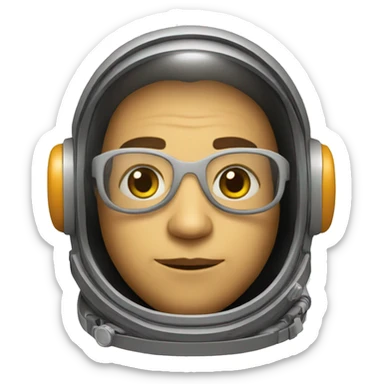 programmer cosmonaut sticker