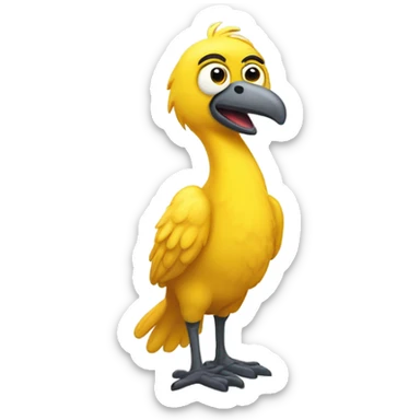 Big bird from Sesame Street  sticker