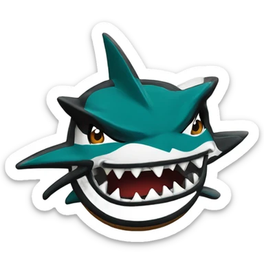 San Jose Sharks logo sticker