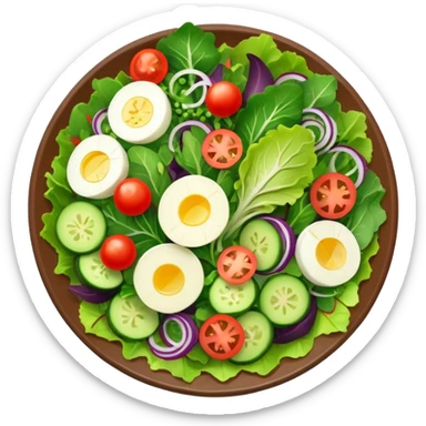 healthy salad sticker