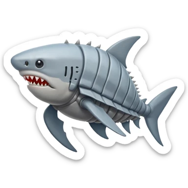 Shark Isopod  sticker