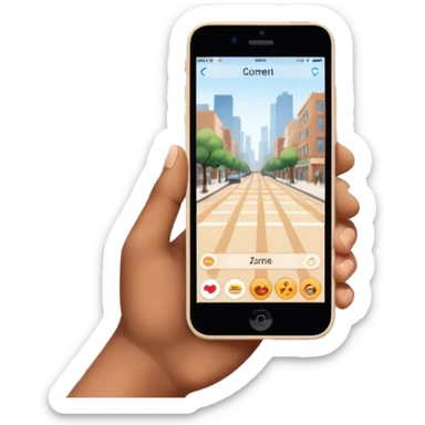 capturing current location sticker