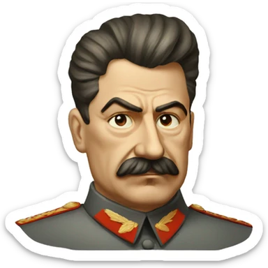 joseph stalin looking at something sticker