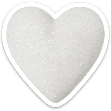 white sparkly girly object, remove background  sticker