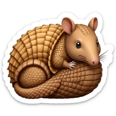 ARMADILLO LEFT sticker