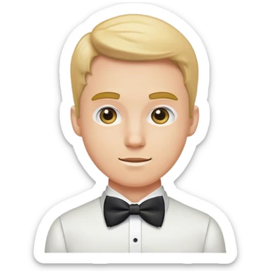 bow-tie polish guy sticker